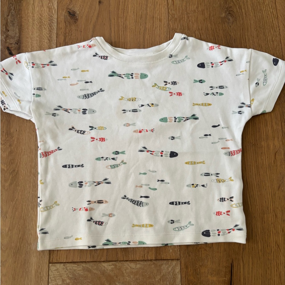 Colorful Fish Pattern Kids' T-Shirt